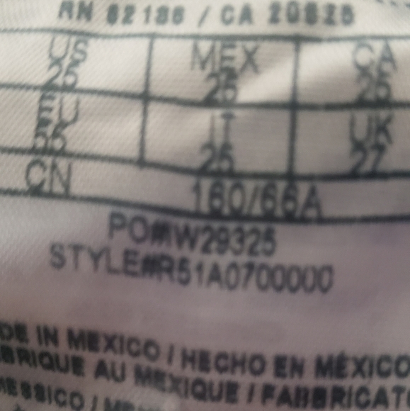 Guess Jean Shorts Side Zippers Acid Wash Size 25 - Picture 6 of 6